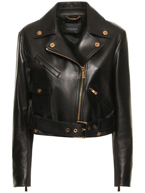 versace biker jacket